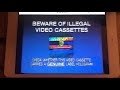 Piracy Warning Warner Home Video
