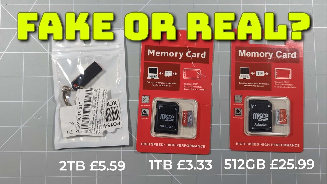 Fake SD Cards and USB drives – What they are and how to spot them