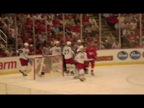 red wings vs blue jackets game 2 quarter finals