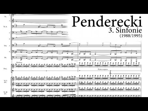Krzysztof Penderecki - Symphony No. 3 [w/score]