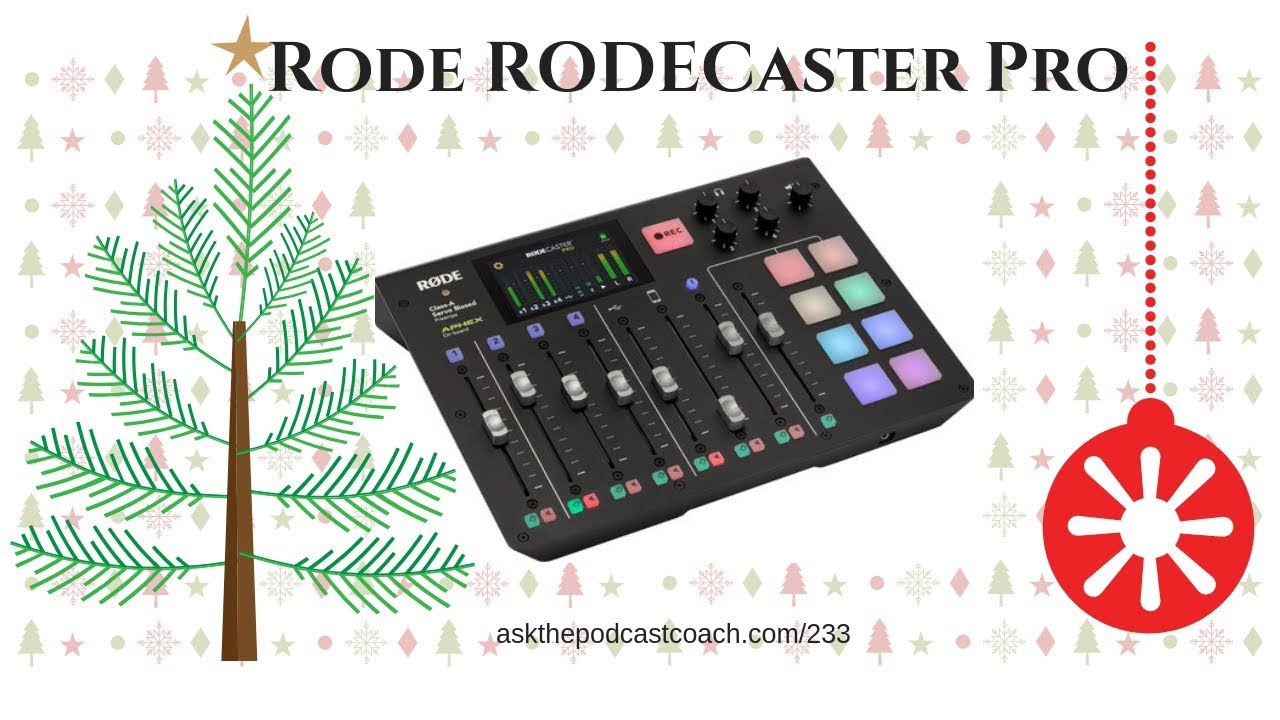 The Rode RODECaster Pro Integrated Podcast Production Console - New and Shiny