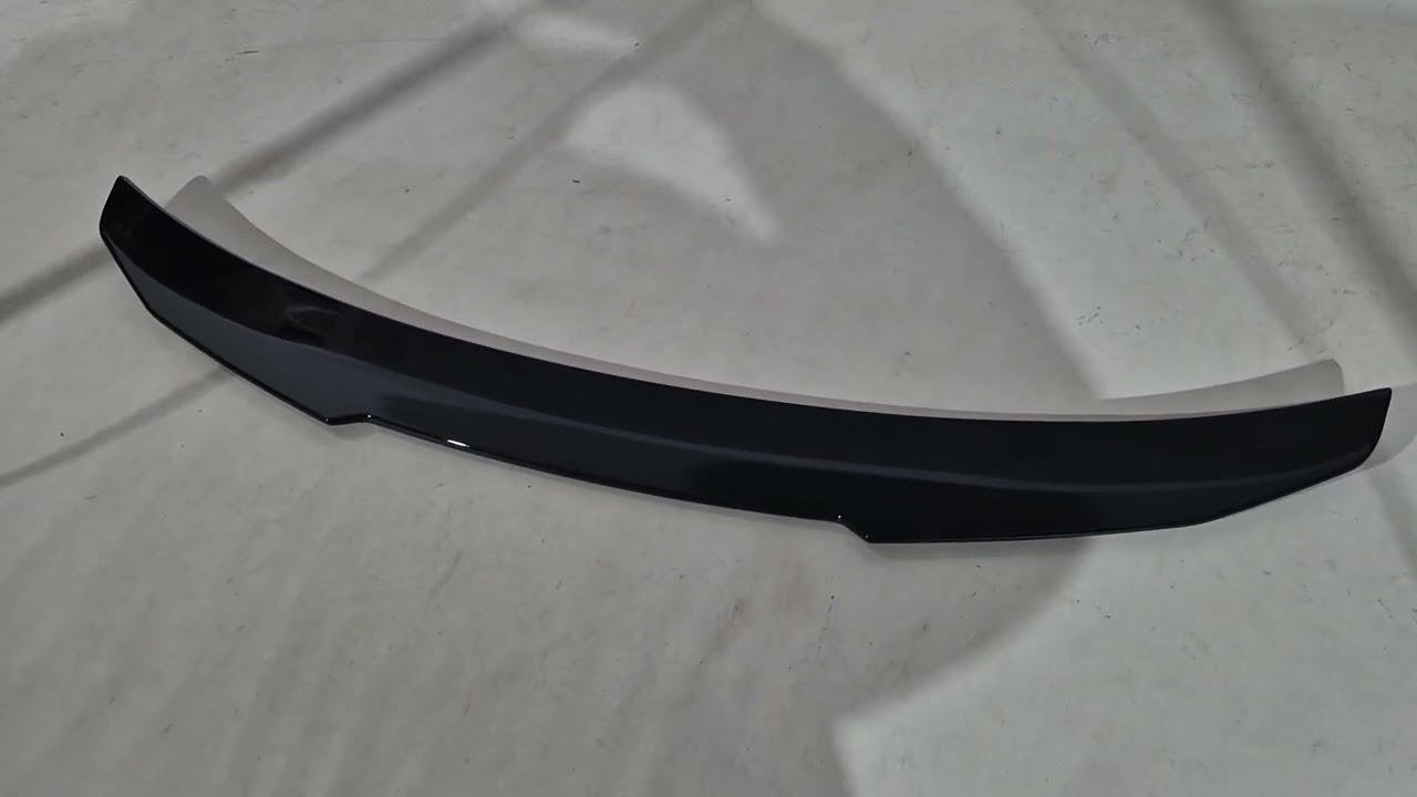 BMW 4 серія G22/23/26 2020- рр. Спойлер PSM-Style (для G22, чорний глянець) Video 1