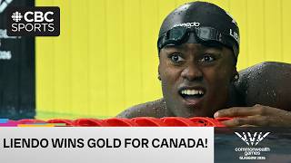 Josh Liendo wins GOLD in the men's 100m butterfly final on Day 3 of Glasgow 2026 Commonwealth Games