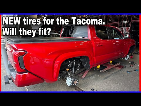 2024 and up, Toyota Tacoma NEW larger tires, will they fit the 4th generation #tacoma #tacomamods