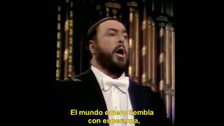 Luciano pavarotti noel subtitulado al español.