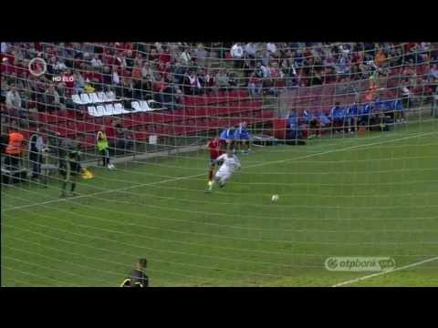 Gyurcsó Ádám gólja a DVSC-TEVA - Videoton FC mérkőzésen