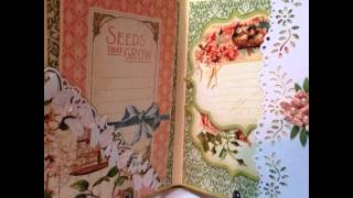 Flipagram - Graphic 45 Secret Garden Mini Book