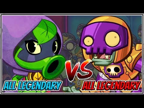 Rustbolt Legendary Deck vs Green Shadow Legendary Deck - Plants vs Zombies Heroes