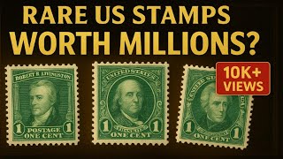Rare 1 Cent Vintage US Postage Stamps | Collectible Stamps History