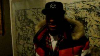 MIKE E ROCS OF THE COOL KIDS TALKING ISH ON THE SET OF THE PAC DIV "SHUT UP" VIDEO