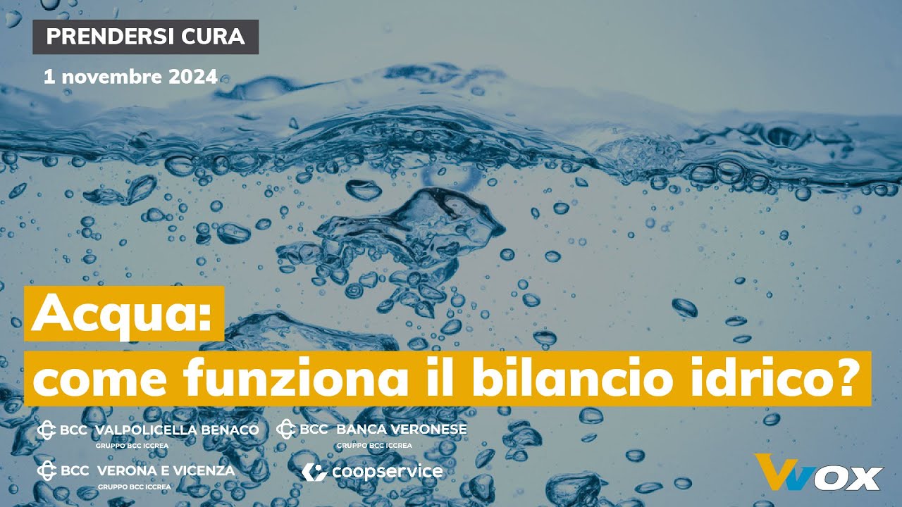 ACQUA: COME FUNZIONA IL BILANCIO IDRICO?