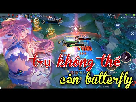 TOP 1 Butterfly | Team Bạn khóc Thét khi cả trụ cũng không ngăn cản được butterfly hủy diệt √