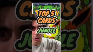 Top 5 Cards from JUNGLE! #pokemon #jungle #pokemoncards #pikachu #pokemontcg