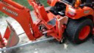 Backhoe Installation demonstration using Bxpanded Backhoe Dolly