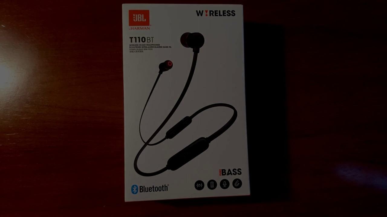 Наушники JBL T110BT, синий