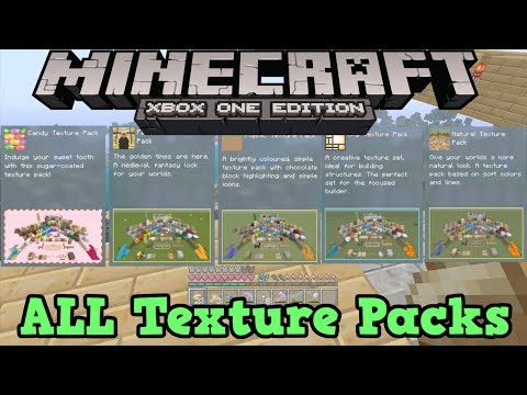 Minecraft Xbox One: ALL Texture Packs Showcase