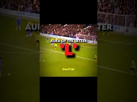 Aura of the letter L 🥶🔥 | #shorts