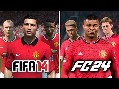 Jag återbyggde Manchester United från FIFA 14 till FC 24!