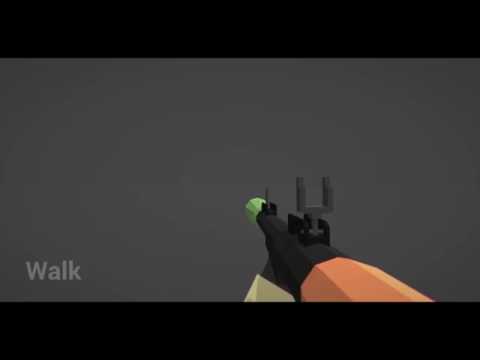 Low Poly FPS Arms - RPG Animation Test