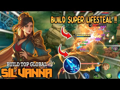 SILVANNA FULL LIFESTEAL BUILD ‼️ BEST BUILD SILVANNA 2022 | MOBILE LEGENDS