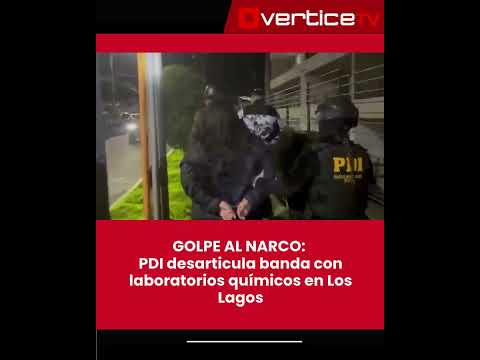 GOLPE AL NARCO: PDI desarticula banda con laboratorios químicos en Los Lagos