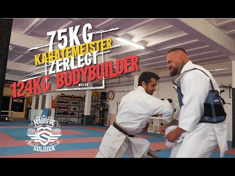 75KG Karatemeister zerlegt 125KG Bodybuilder Markus Hoppe