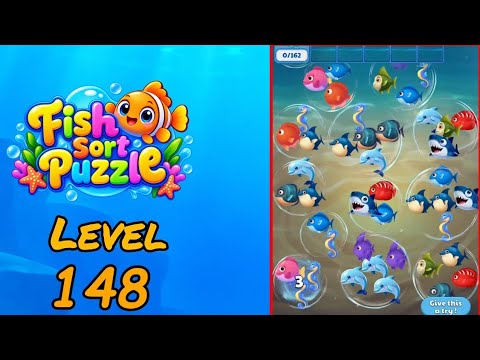 Fish Sort Puzzle Level 148 Walkthrough thumbnail