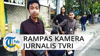 Oknum Polisi Rampas Kamera Jurnalis TVRI saat Meliput Demo