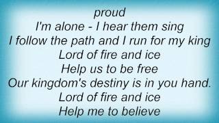 Custard - For My King Lyrics