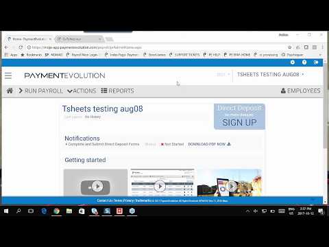 Tsheets And Paymentevolution Payroll