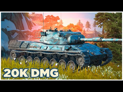 Leopard 1 • 20K DMG 12 KILLS • Uprising Mode WoT Blitz