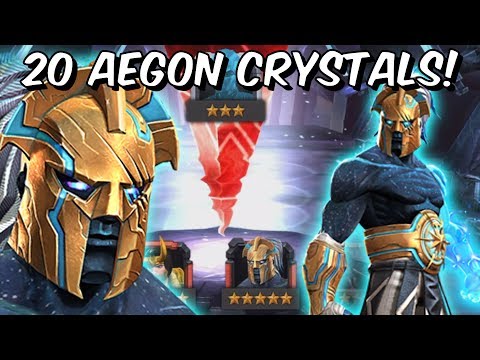 20x 5 Star Aegon & The Champion Featured Crystal Opening! - Marvel Contest Of Champions