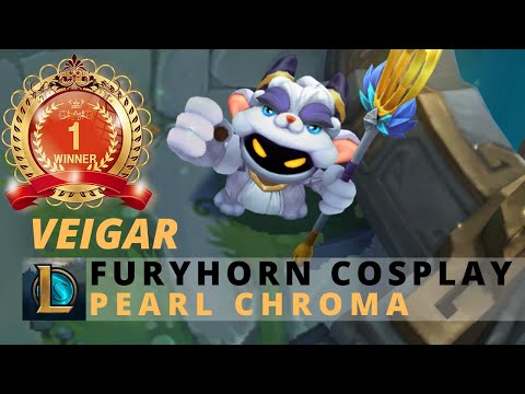 Furyhorn Cosplay Veigar Pearl Chroma - League Of Legends
