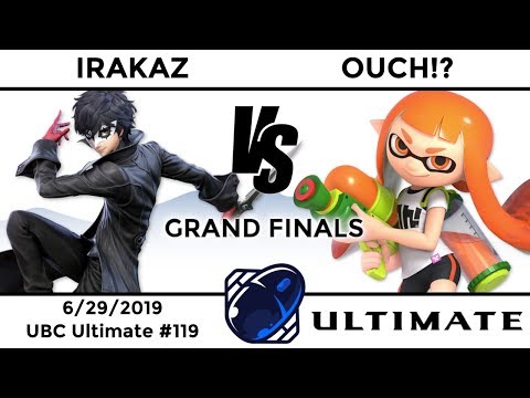 UBC Ultimate #119: Grand Finals - Irakaz (Joker, Fox) vs Ouch!? (Inkling, Wolf)