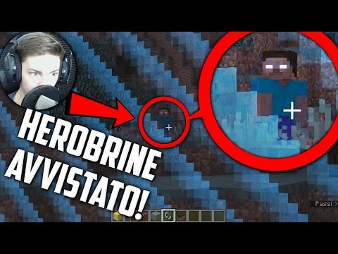 NON CERCARE HEROBRINE NELLE FAR LANDS! (HEROBRINE AVVISTATO) - MINECRAFT 1.12.2 ITA