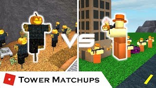 Battle of the Spooks | Tower Matchups | Tower Battles [ROBLOX]