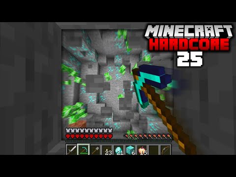NEVER DIG STRAIGHT DOWN in MINECRAFT HARDCORE! (#25)