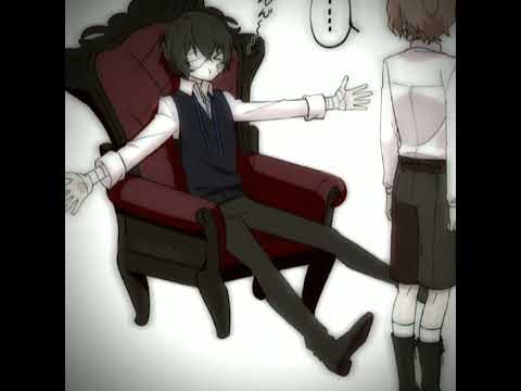 aww so cute 🗿💕 #dazai #osamudazai #chuuya #chuuyanakahara #bsd #bungoustraydogsedit #anime #foryou