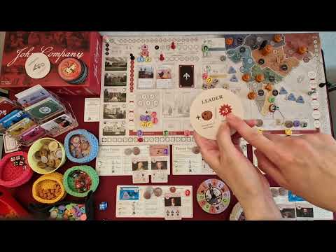 John Company (2.kiadás) társasjáték - 4. Bónusz, jövedelem, India esemény, parlament és frissítés - vrnk