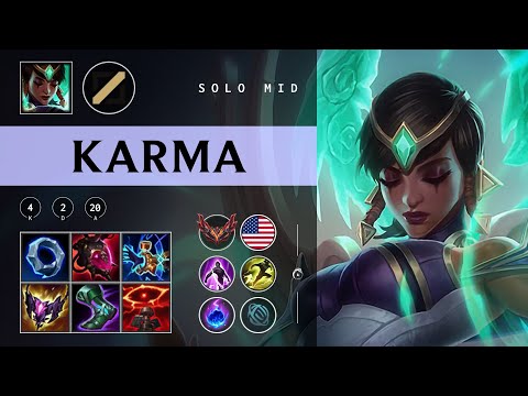 Karma Mid vs Azir - NA Grandmaster Patch 25.24