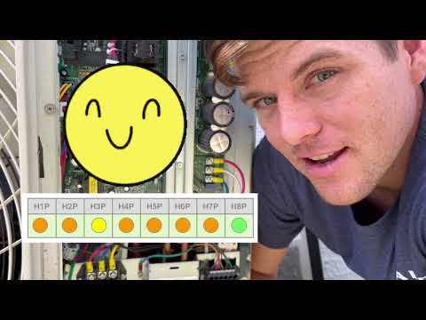 Daikin VRV – Blinkende Lichter – So lesen Sie die Binäranzeige, um Fehler zu finden