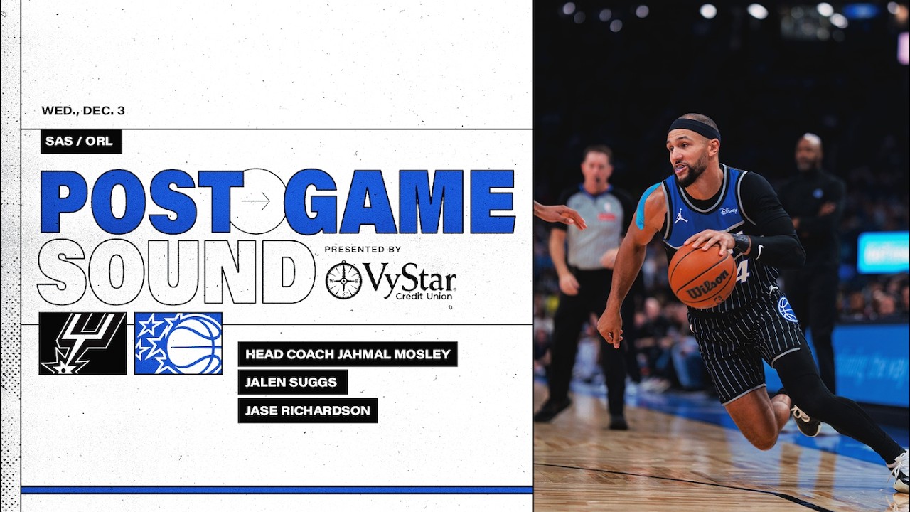 POSTGAME SOUND: CHICAGO BULLS VS. ORLANDO MAGIC | COACH MOSE, JALEN SUGGS & JASE RICHARDSON