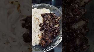 #shorts Jajangmyeon Noodles Black bean noodles