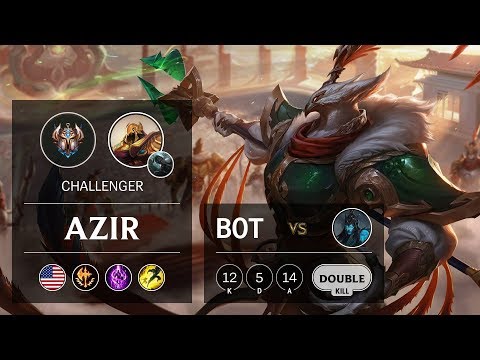 Azir Bot vs Kalista - NA Challenger Patch 9.24