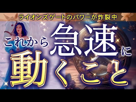 【見逃さないで⚠️】ライオンズゲートのエネルギーがあなたを運命を動かす‼️この瞬間からすべてが変わります…個人鑑定級深掘りリーディング［ルノルマン/タロット/オラクルカード］
