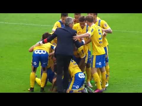 Florent Zitte égalise à la 90' ( 1 - 1 ) à Union Saint-Gilloise - Royal Antwerp ( 04.09.2016 )
