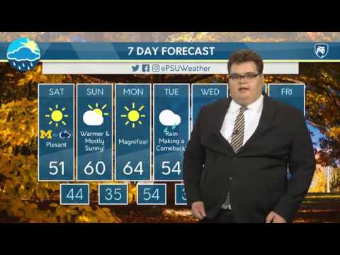 Friday Evening Forecast October 18, 2019