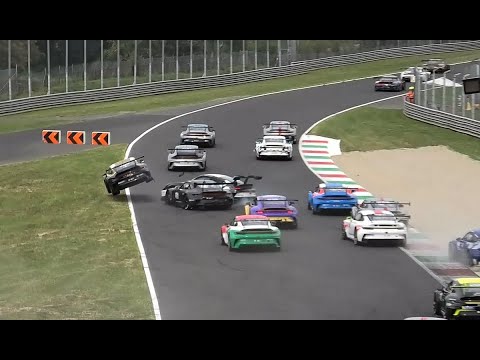 Porsche Sports Cup Suisse Monza - Crash & Action