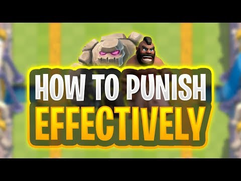 How To Effectively Punish // Clash Royale Advanced Strategy
