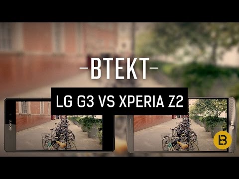 LG G3 vs Sony Xperia Z2 4K video comparison